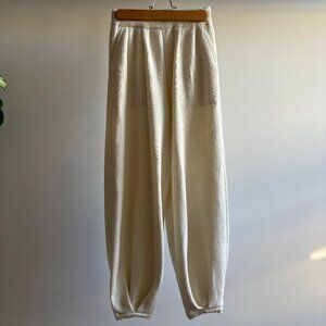 Free People Freya Sweater Set Pants in Bone - size XS